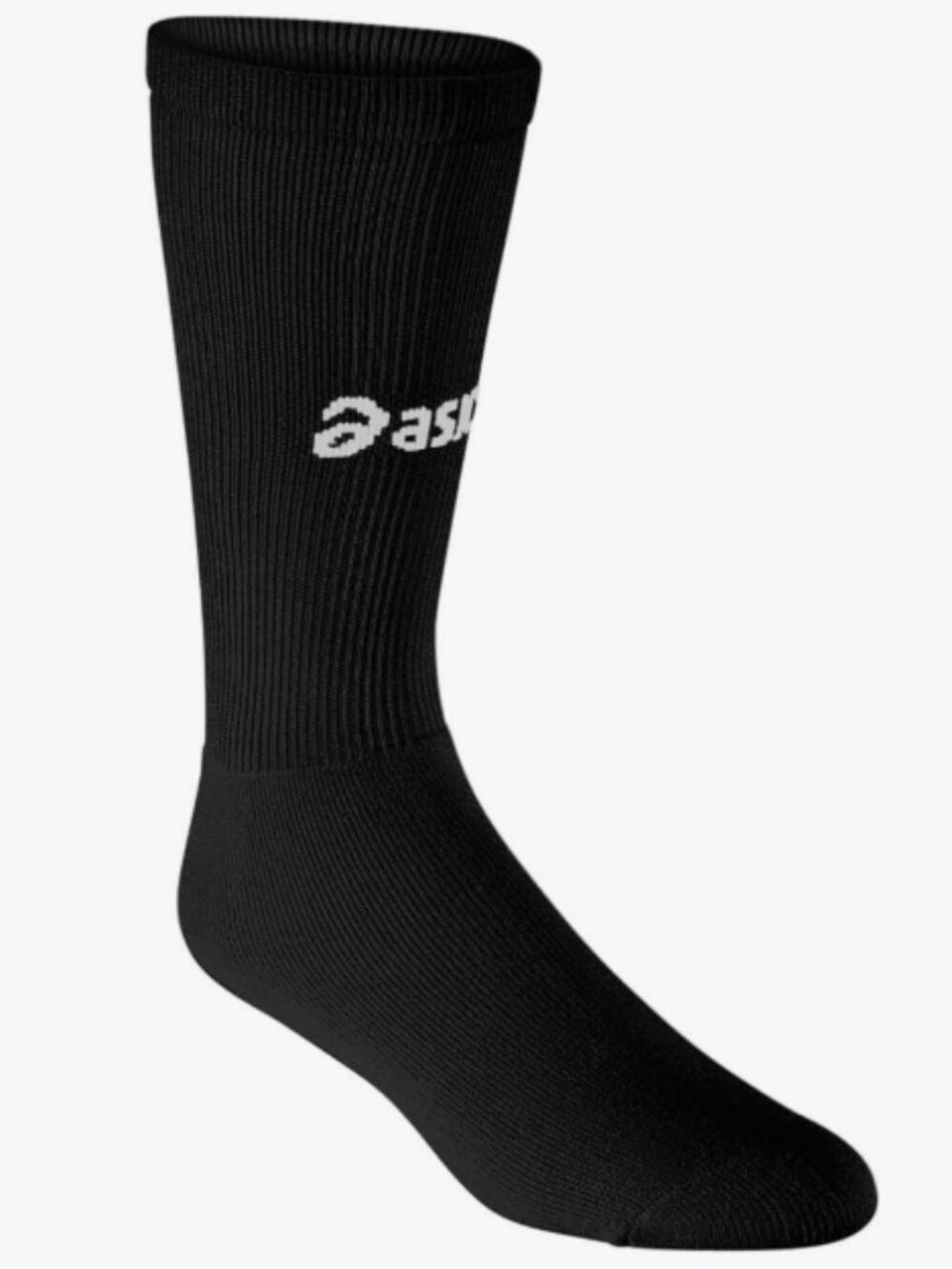 NEW ASICS Unisex All Sport Court Knee High Volleyball Socks, Black, Large